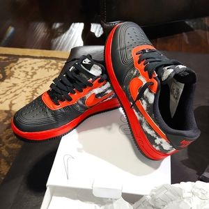 Custom Nike Air Force 1, worn once Men 7 1/2 and Women 9